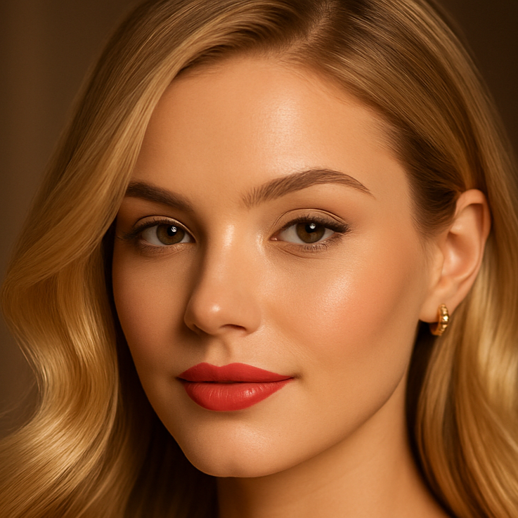 beautiful smooth face lady with blond hair after washing with luxurious Daily conditioner Bar for Date Night