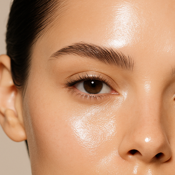woman with very beautiful smooth face skin with Extreme Moisture Blend to nourish her skin with hydration