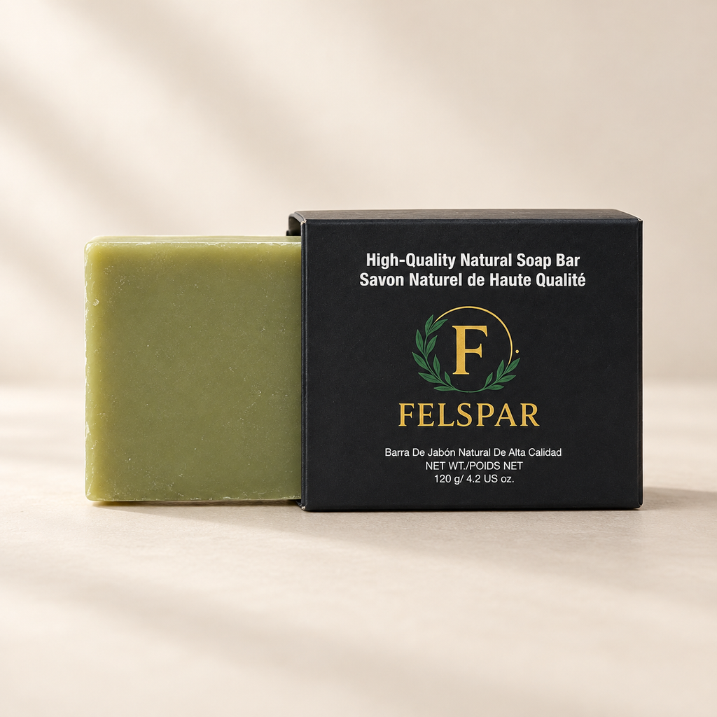 Felspar All Natural Soap - Green Tea & Lemongrass