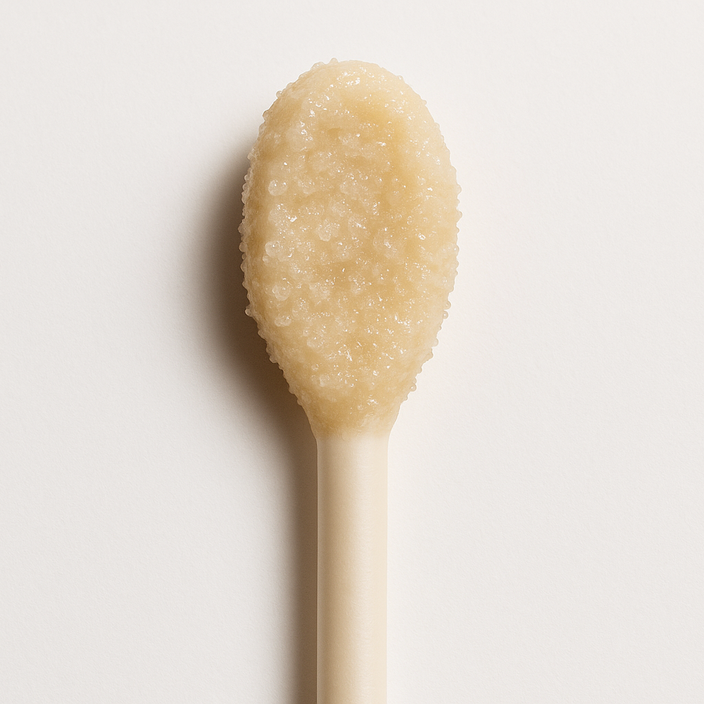 take everything out and just leave the lip scrub 